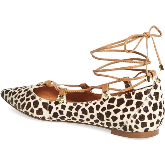 GENTLY USED HALOGEN OWEN GENUINE CALF HAIR FLATS - Picture 2 of 14